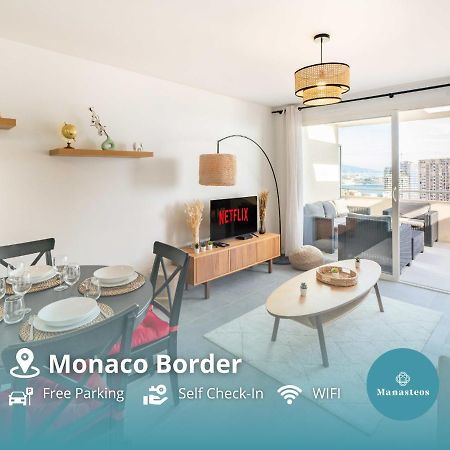5Mn Monaco - Terrasse Vue Mer - Parking - Be Beausoleil Exterior photo